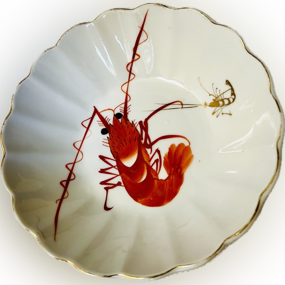 Vintage Yonemoto Store Ebi bowls